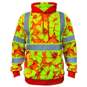 SafetyShirtz SS360 Tropic Heat - Orange - Type-R - Class 3 - Reflective Safety Hoodie