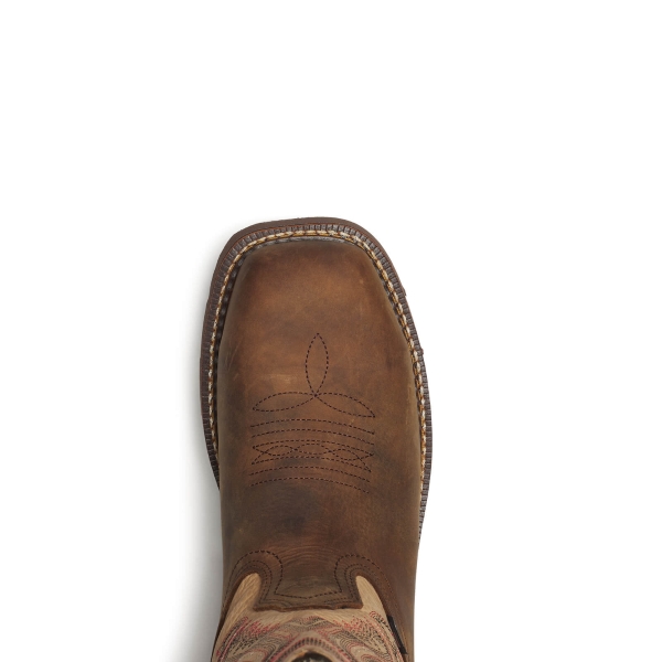 Thorogood Western Work - WP 11" Crazy Horse/Rawhide Nano Square Toe - Image 6