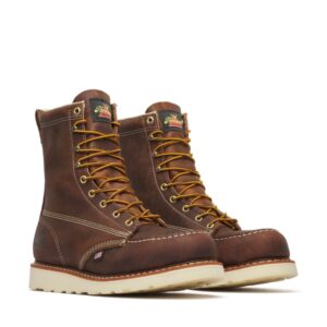 Thorogood American Heritage - 8" Trail Crazy Horse Safety Toe - Moc Toe MAXWear Wedge