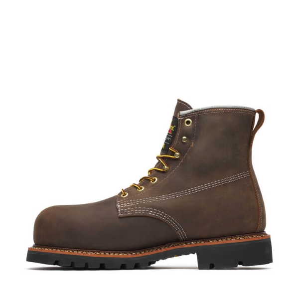 Thorogood American Legacy - Waterproof + Insulated - 6" Crazy Horse Nano Safety Toe - Image 4
