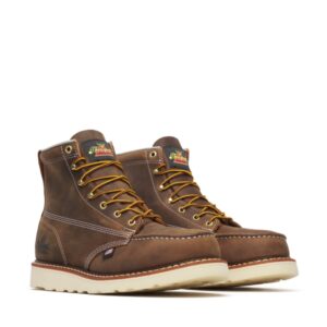 Thorogood American Heritage - 6" Steel Toe Trail Crazy Horse Moc Toe - MaxWear Wedge