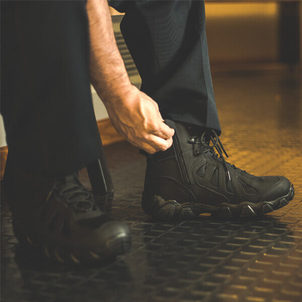Thorogood Crosstrex Series - Safety Toe Side Zip BBP Waterproof 6" Hiker - Image 7