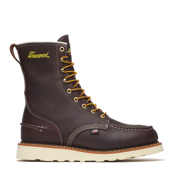 Thorogood 1957 Series - Waterproof - 8" Briar Pitstop Moc Toe - MAXWear Wedge - Image 2