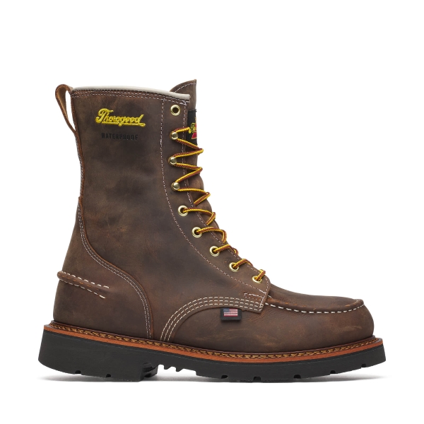 Thorogood 1957 Series - Waterproof - 8" Crazy Horse Moc Toe - MAXWear90 - Image 2