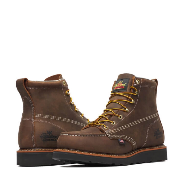 Thorogood American Heritage - 6" Crazy Horse Moc Toe Wedge - Image 3