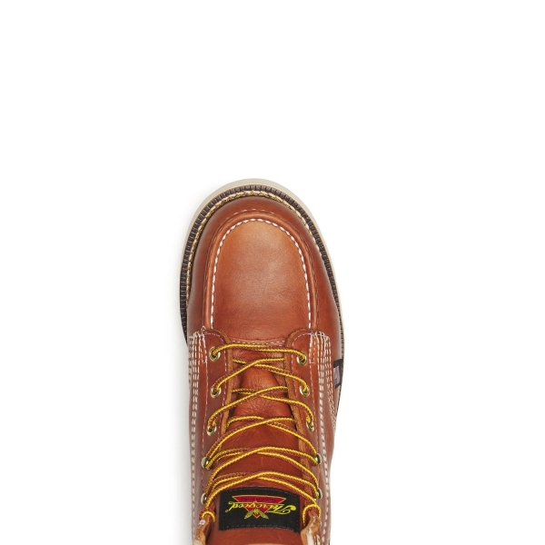 Thorogood American Heritage - 6" Tobacco Moc Toe - MAXWear Wedge - Image 6