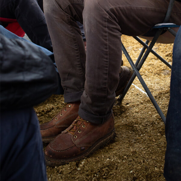 Thorogood American Heritage - 8" Tobacco Moc Toe - MAXWear Wedge - Image 8