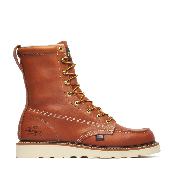 Thorogood American Heritage - 8" Tobacco Moc Toe - MAXWear Wedge - Image 2
