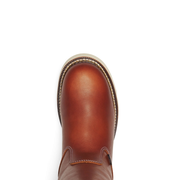 Thorogood American Heritage - 11" Tobacco Pull-on Wellington - MAXWear Wedge - Image 6