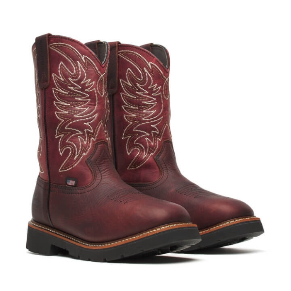 Thorogood Western Work - Waterproof Chili/Crimson - 11"