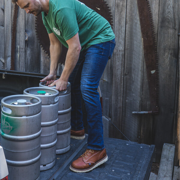 Thorogood American Heritage - 8" Tobacco Plain Toe MAXWear Wedge - Image 7