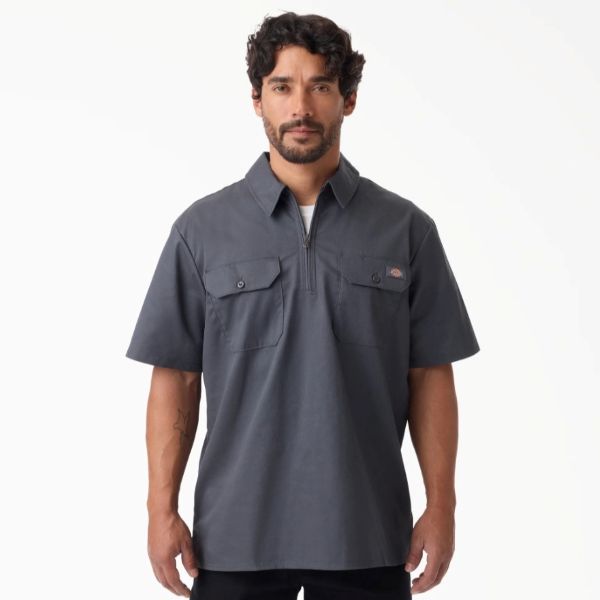 Dickies 1/4 Zip Work Shirt