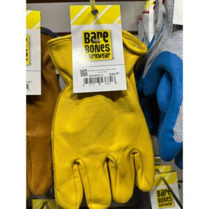 BareBones WorkWear Premium Grade Deerskin Leather Gloves